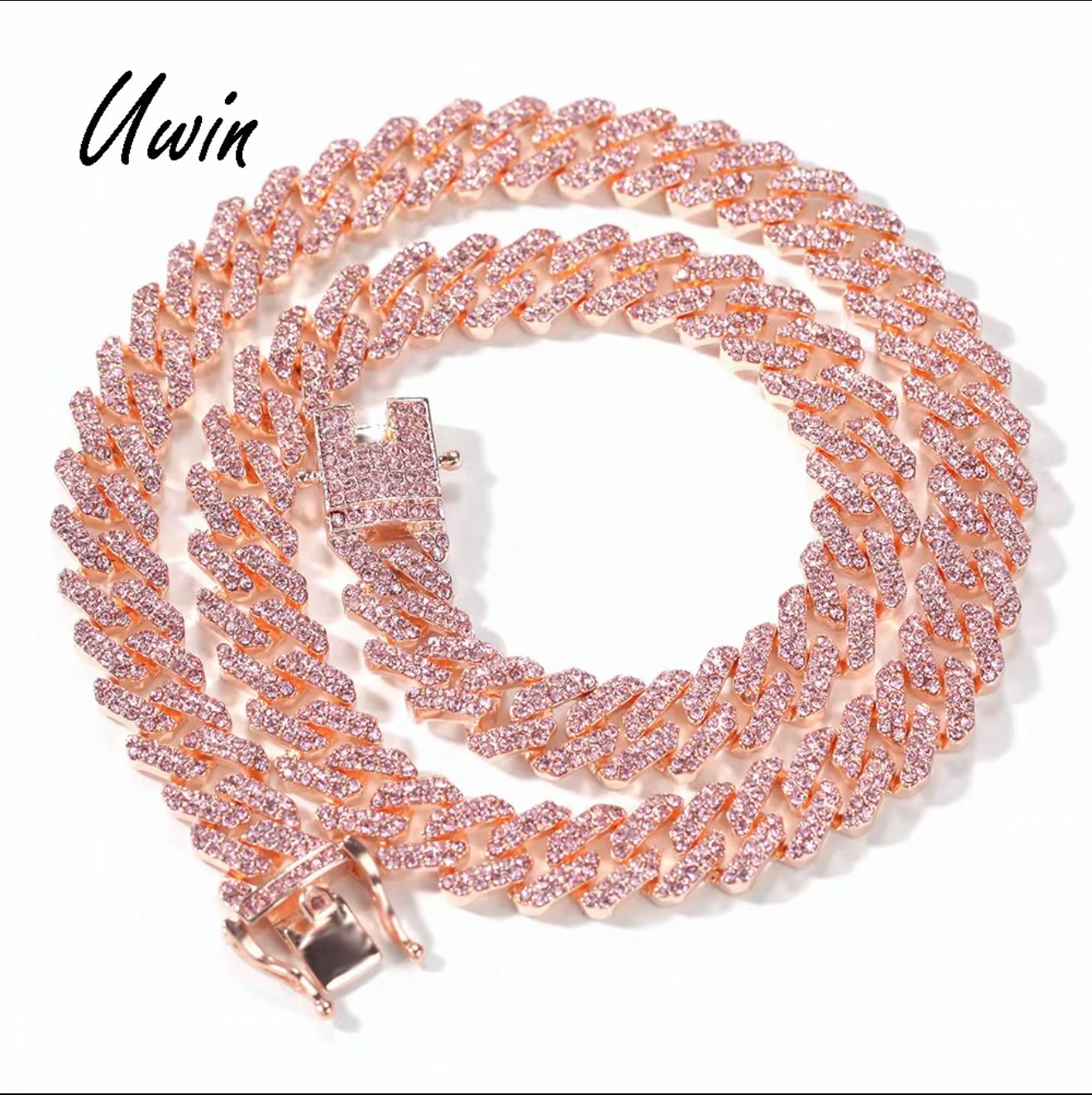 Pink Cuban Chain Choker