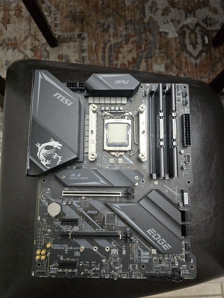 Intel core i9 10900kf cpu thermalright king 120 mini msi z490 gaming plus wifi motherboard with 32gb teamgroup ddr4