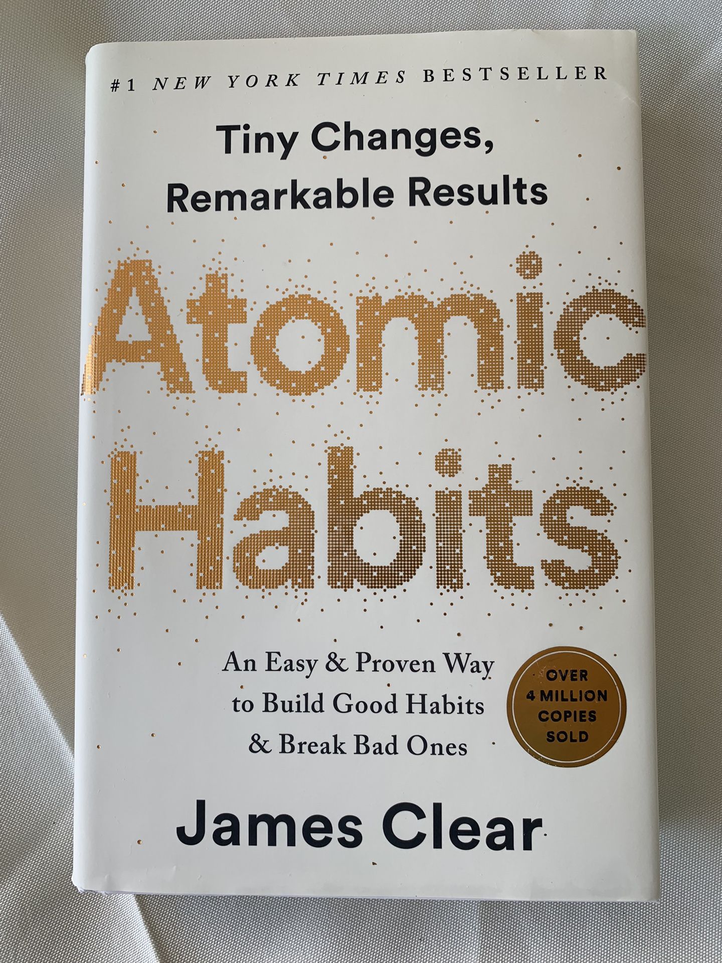 Atomic Habits James Clear Hardcover A Proven Way To Break Bad Habits And Start Healthy New Ones! Best Price New!