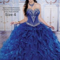 New blue Dress Size 4