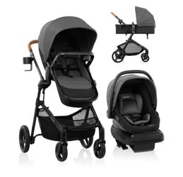 NEW! Evenflo Pivot NXT Travel System with LiteMax NXT Infant Car Seat