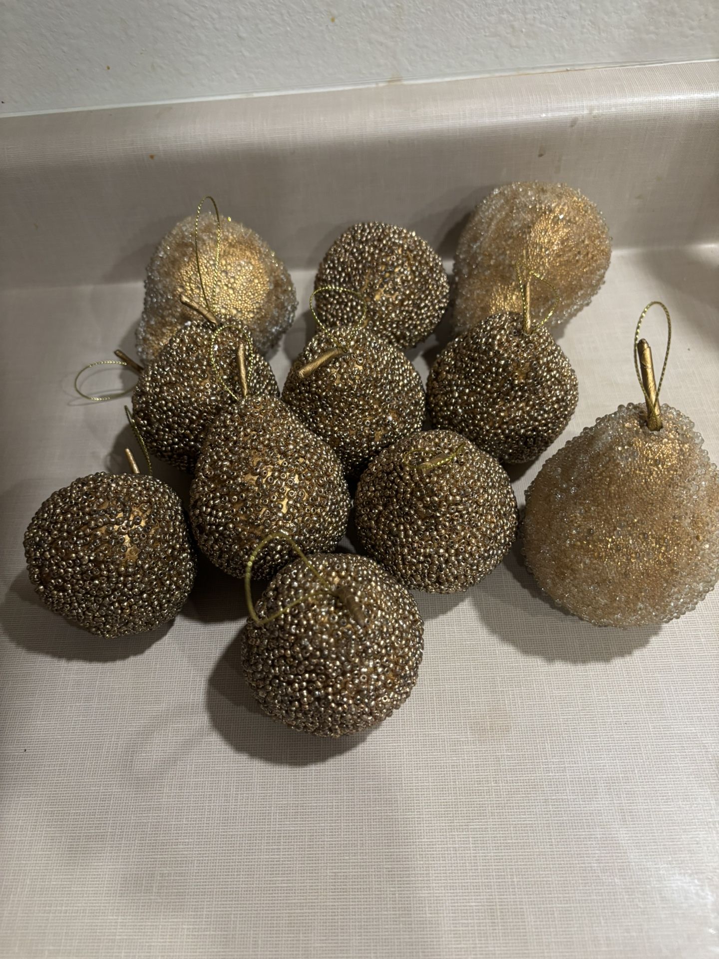 Lot Of Fruit With China Balls On Them