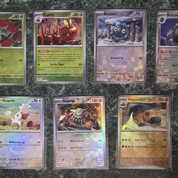 Pokemon Prismatic Evolutions Masterball lot of 7