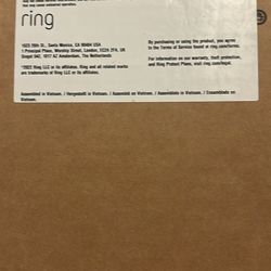 Ring Battery Doorbell Plus unopened