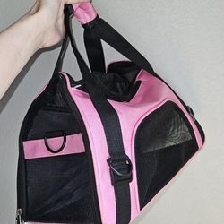 SMALL Pink Dog Carrier 