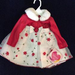 New 2 piece Dress set-size 12 months
