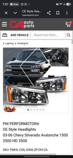 Chevy Silverado Headlights