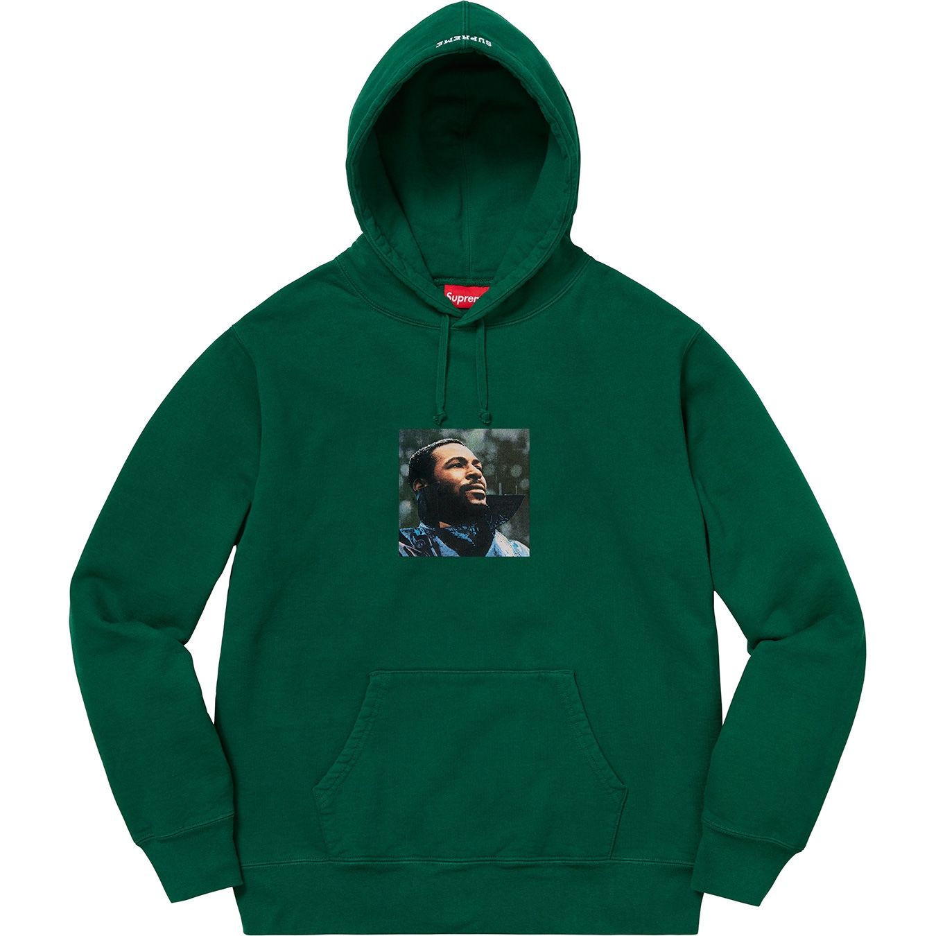 DS Supreme Marvin Gaye Hoodie Green Size L