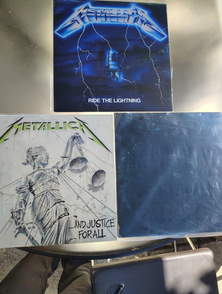 3 Rare Metallica Record Albums
