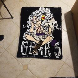 One Piece Luffy Gear 5 Rug