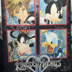Vintage Kingdom Hearts 2 Thin Fleece Blanket 60x46 