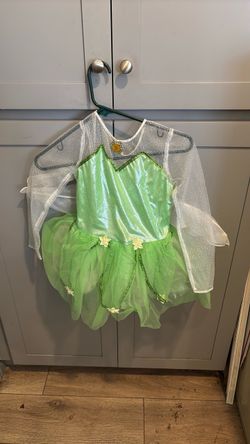Rare Vintage Tinkerbell Costume w/real shoes & Tiara