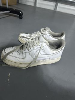 White Air Force Ones Worn