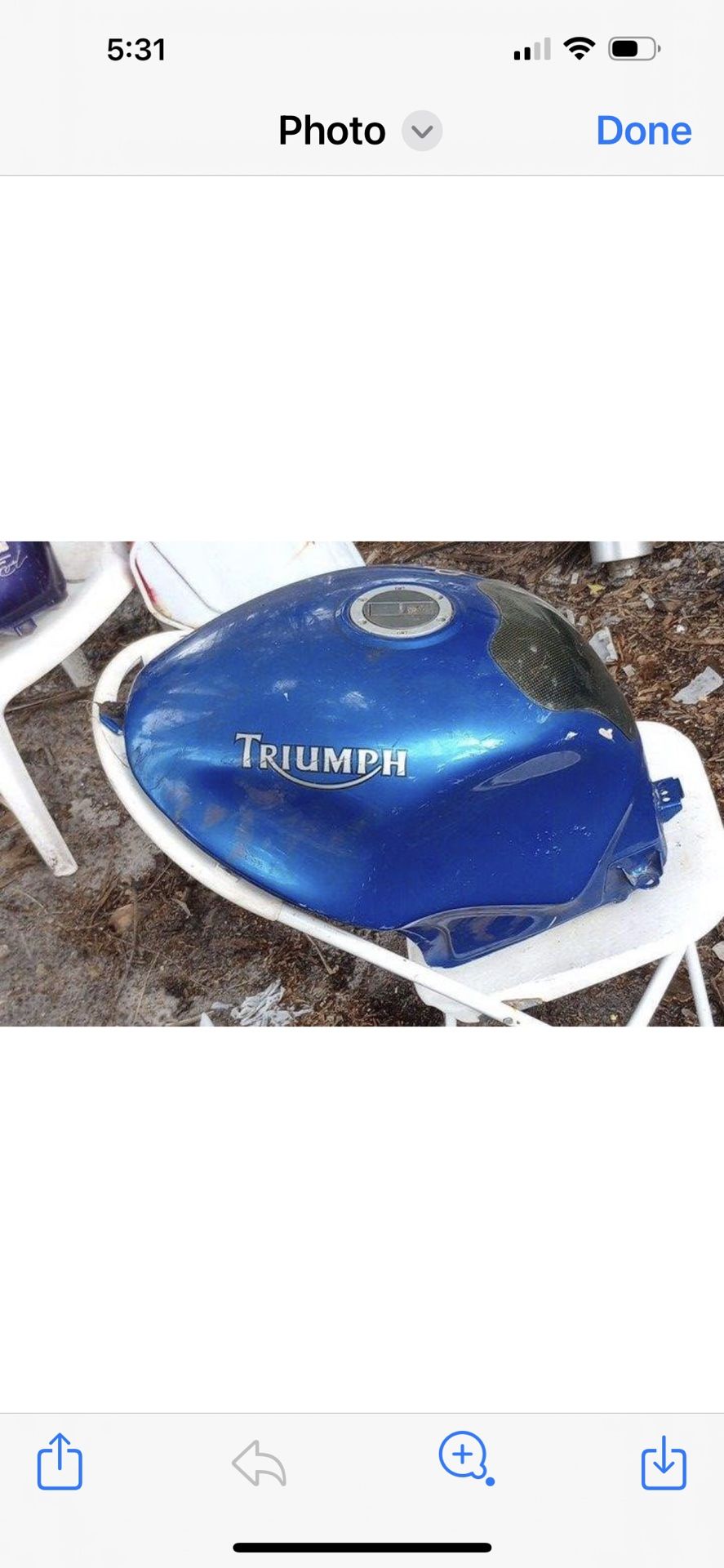 Triumph Sprint Gas Tank