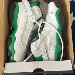 Jordan 6 Rings Kids 4y Green White 