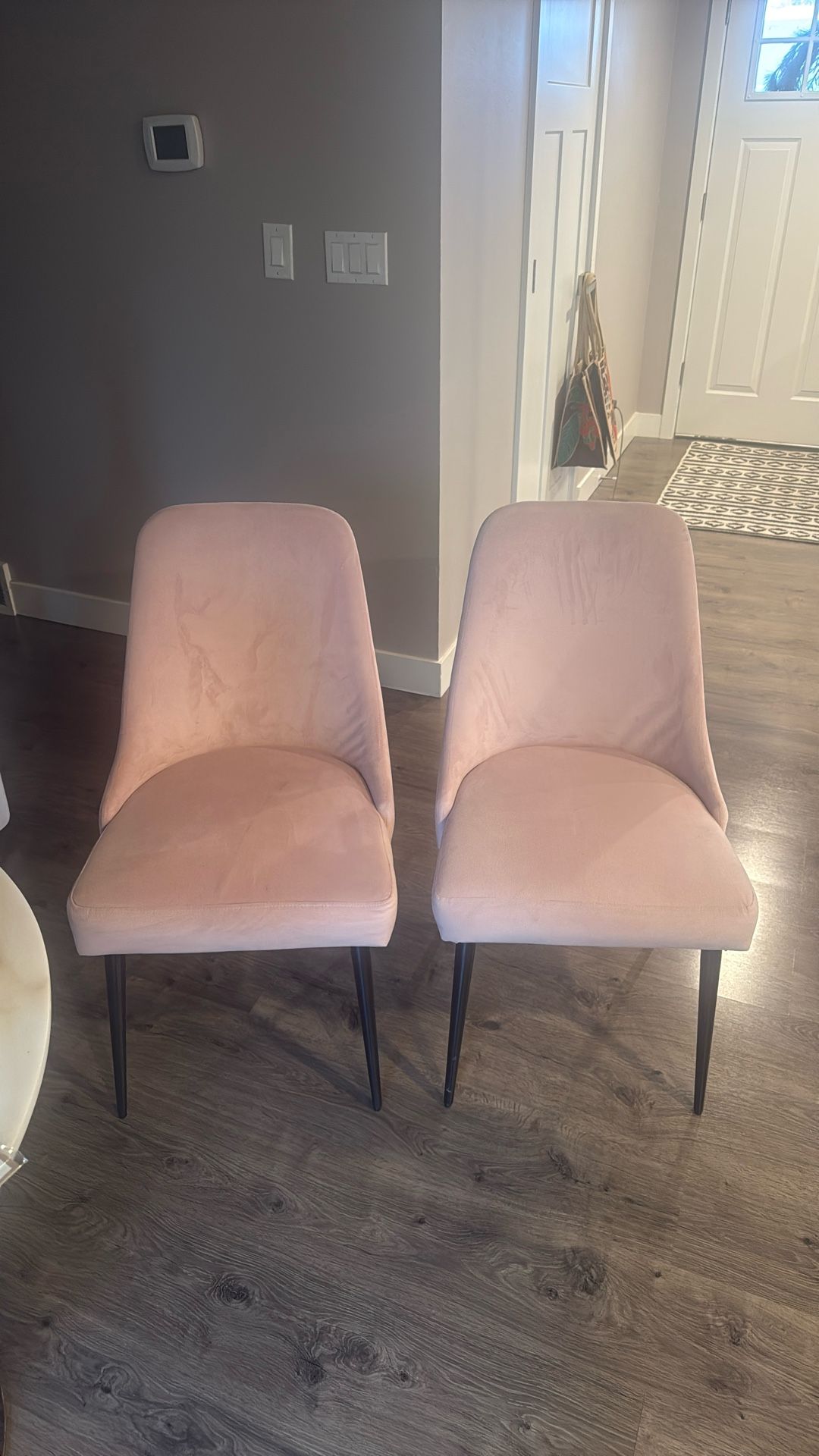 Pink Velvet Chairs