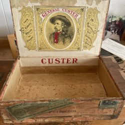 1900’s General George Custer Cigar Box 