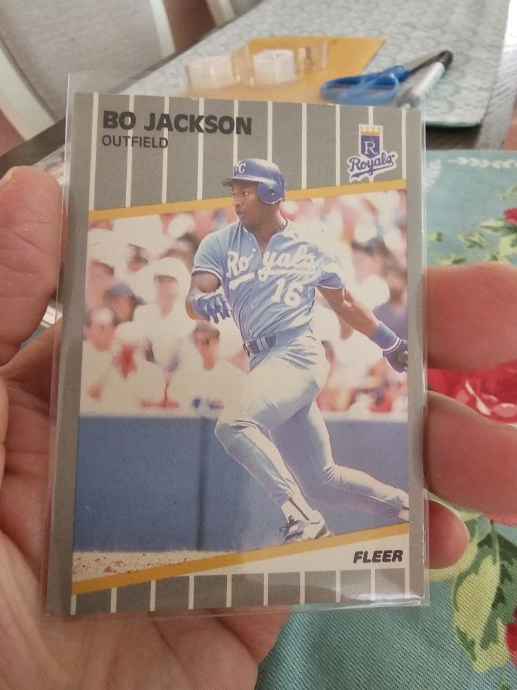 Bo Jackson Kansas City Royals Baseball Cards 