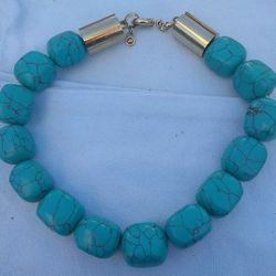 Michael Kors Turquoise Necklace 16"