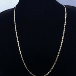 $400 Three Tone Gold Valentino Link Chain Necklace 