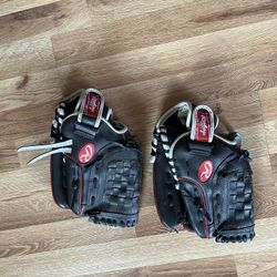 Two Rawlings Player Series Gloves 