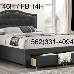 🔴 New Queen Size Beds W/Storage & New Mattress 🔴