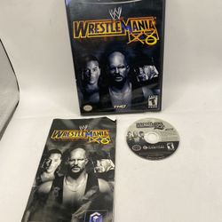 CIB WWE WrestleMania X8  (Nintendo GameCube, 2004) Tested Authentic