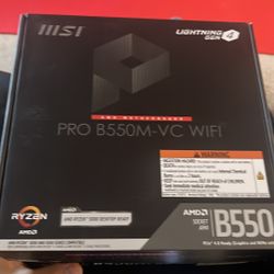 New MSI Pro B550M-ATX VC WiFi(will fit most cases)
