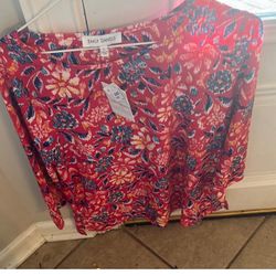 Emily Daniel's Women's Floral Blouse Emily Daniels Size: L
