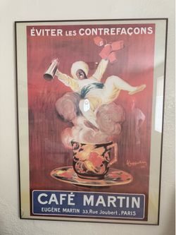 Cafe Martin coffee advertisement, 1921 by Leonetto Cappiello