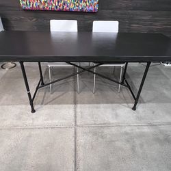 Wood dining room table 