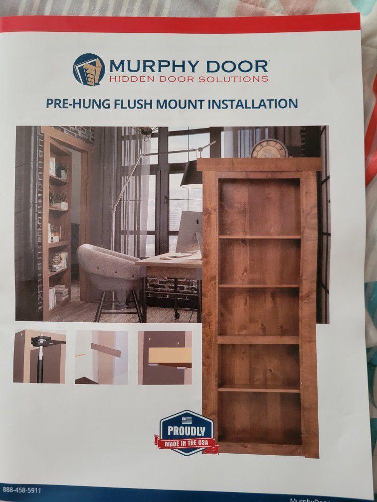 Murphy Door with shelves 