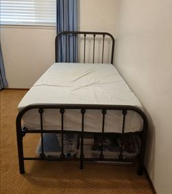Twin Bed with Mattress