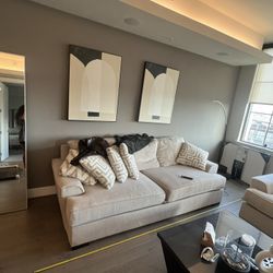 Couch and chair & A Half