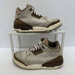 Nike Air Jordan 3 Retro Low Palomino Basketball Shoes Size 3.5 Youth