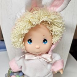 Precious Moments Easter Dolls And A Baby Doll