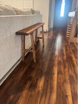 Wood bench