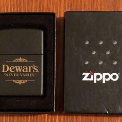 Dewars Limited Edition Zippo Lighter