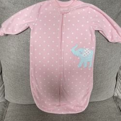 Baby Girl Fleece Sleepsacks Carters Brand 0-9 Months