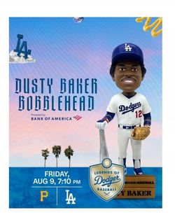 Dodgers Dusty Baker Bobblehead 2024