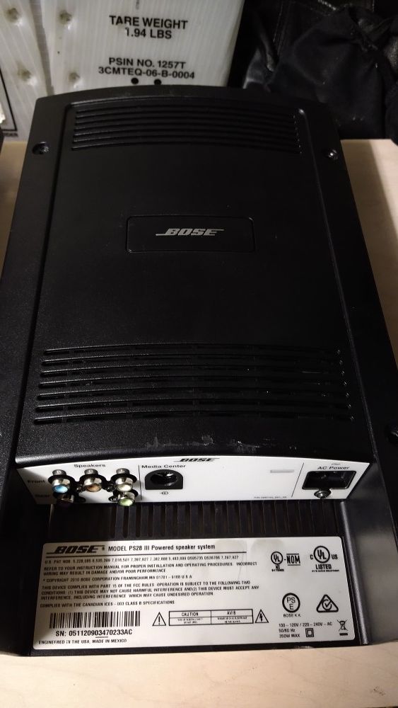 Bose lifestyle amps