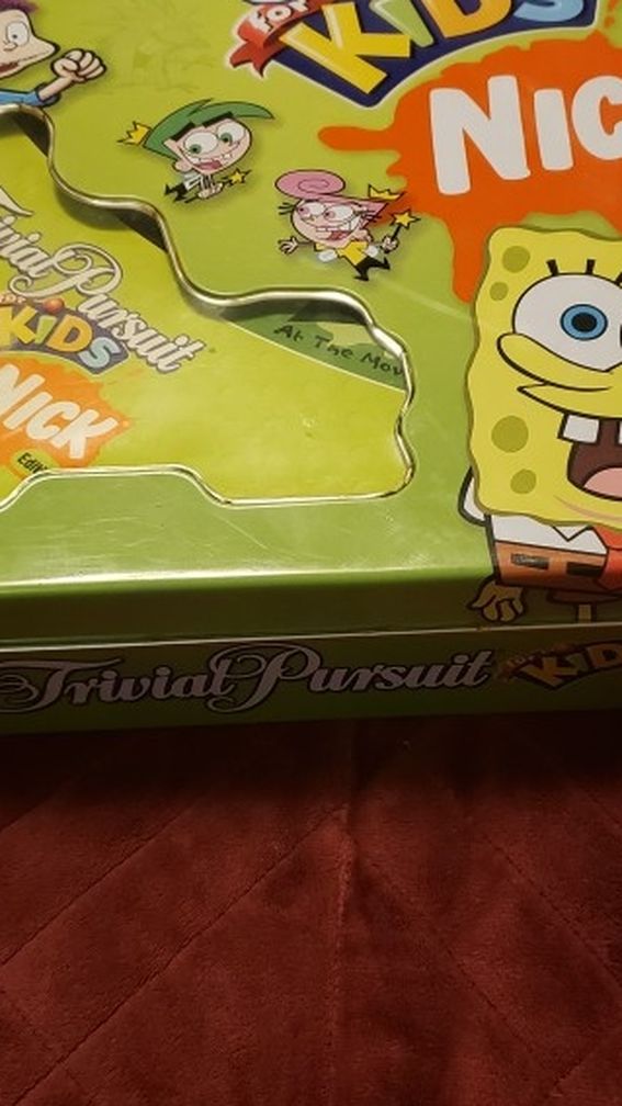 Trivial Pursuit Board Game Nickelodeon Edition