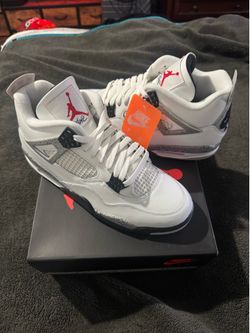BNDS AIR JORDAN 4 WHITE/CEMENT(2025)