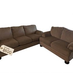 Sofa& Love Seat 500.0 Or Best Offer