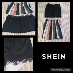 2 Pairs Of Casual Shein Shorts. Sz L/XL. Both in Perfect condition!