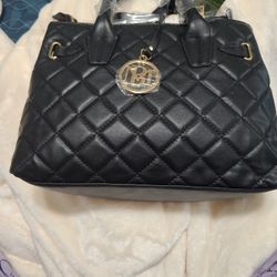 Black tote bag