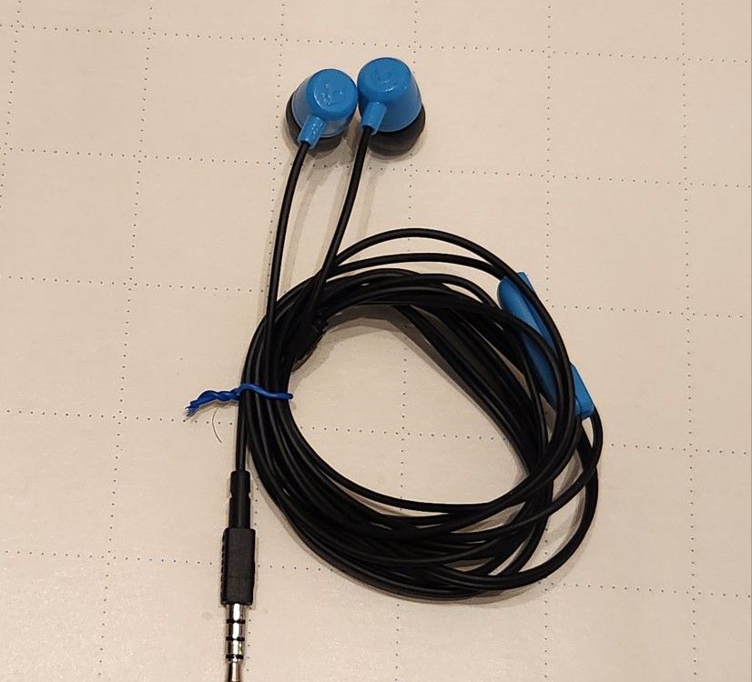 SkullCandy Jib Wired Earbuds - Blue/Black