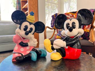 Collectible Disney Mickey Minnie porcelain set $130