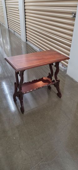 Antique Victorian Wood Parlor Table