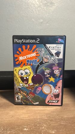 PS2 EYE TOY NICK TOONS MOVIN